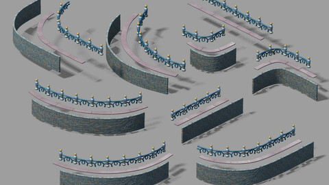 Disney Main City - Fence 03