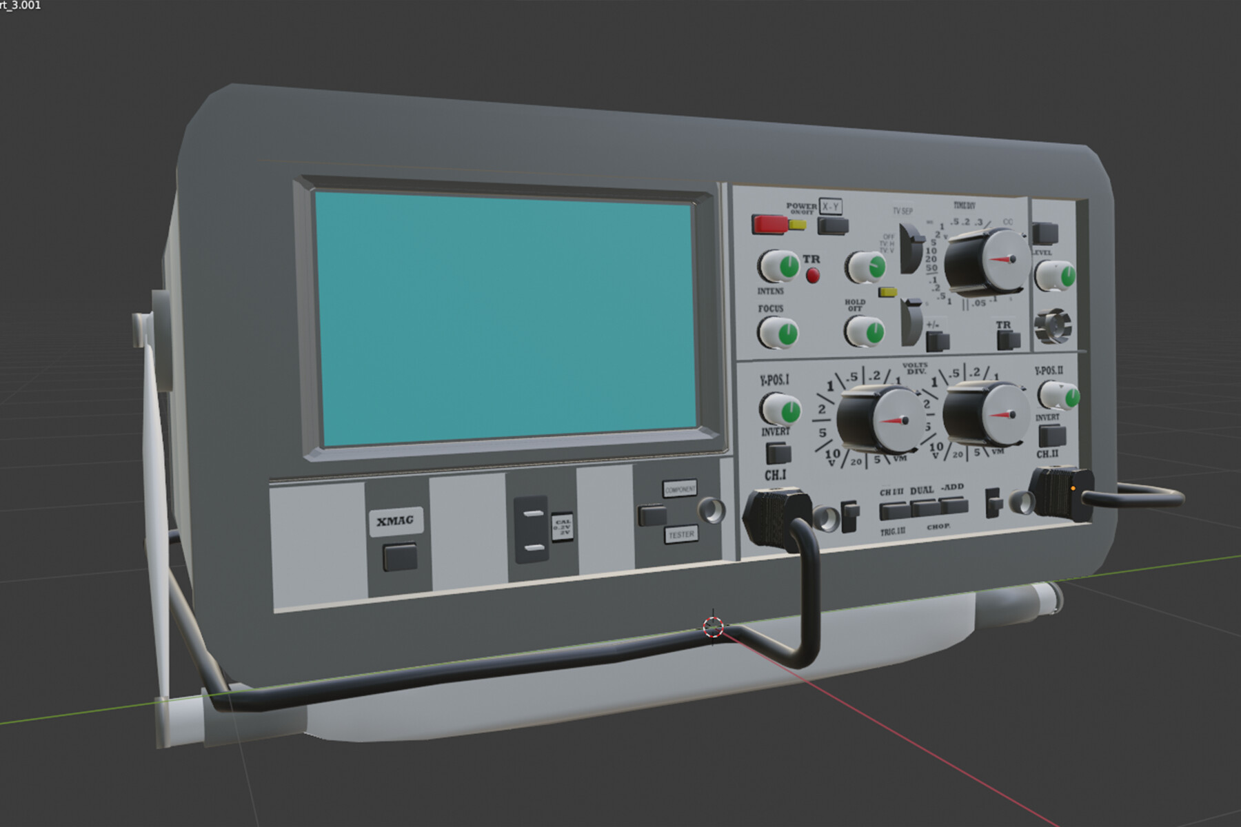 ArtStation - Oscilloscope 3D Model | Resources