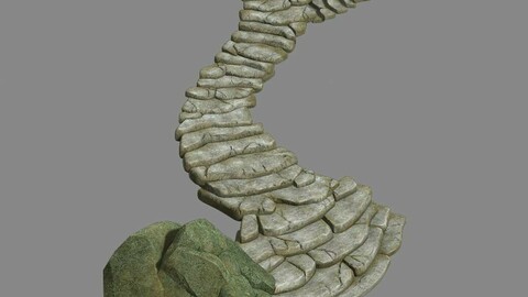 Outskirts - Lingjing staircase - stone staircase