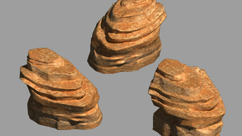 Desert - Mountain - Wind Stone 02