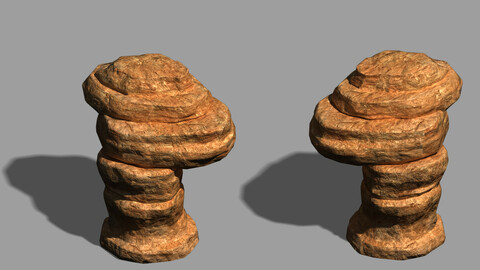 Desert - Mountain - Wind Stone 11