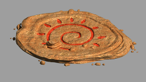 Desert - Mountain - Wind Stone 15