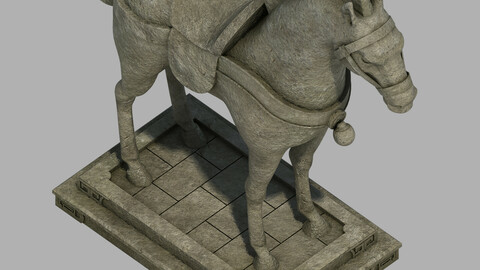 Architectural Decoration - Stone Horse 29