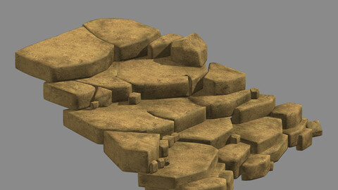 Empty Mulberry - steps - stone ladder 04