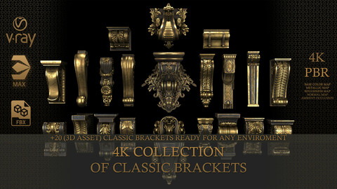 collection of classic brackets