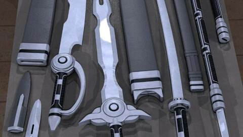 Sci Fi Bladed Weapons