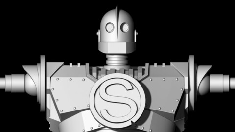 Iron Giant high poly model