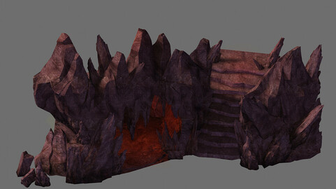 Magic Mountain - Mountain Cliff 01