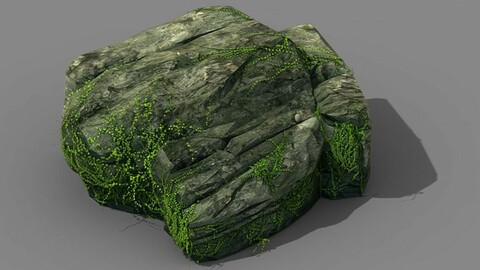 Climbed rattan - stone 01