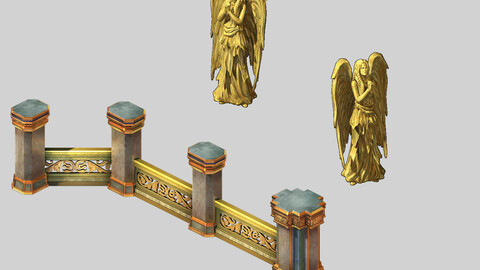 Human Knight District - Statue 01