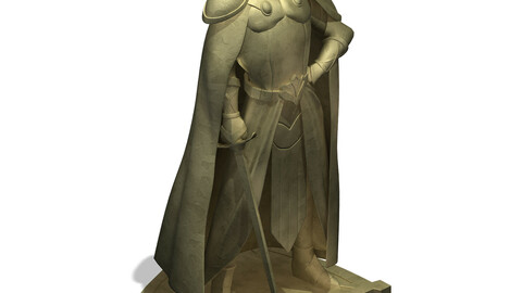 Human Ranger Area - Statue 02
