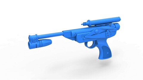 Cosplay 3D printable Blaster pistol DL-18 from Star Wars Return Of The Jedi