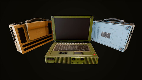 Realistic Military Heavy Laptop