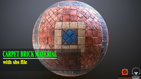 carpet brick material