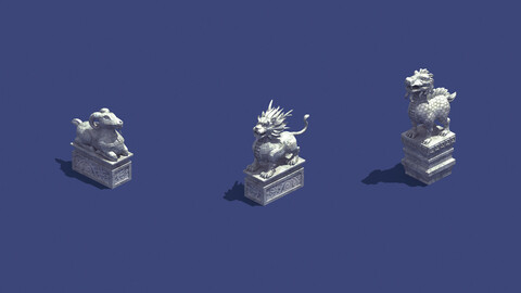 Mountain Stone Sculpture - Animal Stone Statue