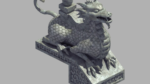 Mountain Stone Sculpture - Animal Stealth 02