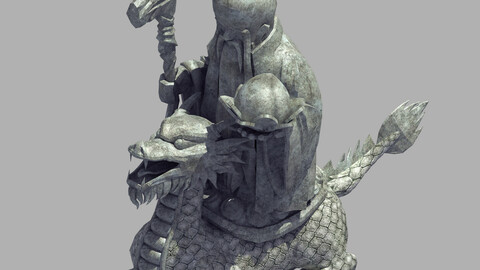 Mountain Stone Sculpture - Animal Statue 03