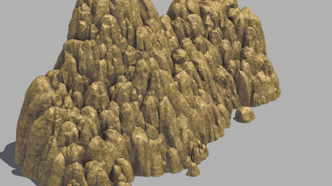 Mountain - Stone - Rock Wall 09