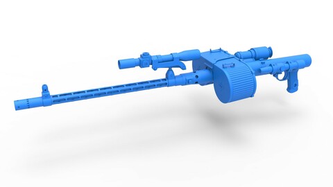 Cosplay 3D printable Stormtrooper Blaster RT-97C from the movie Star Wars