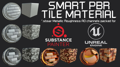 Smart PBR Tile Material