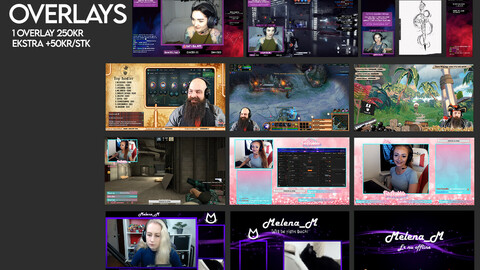 Ekstra scener til overlay