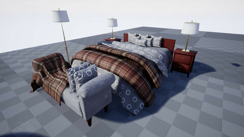 Luxury Bedroom UE4