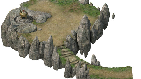 One hundred thousand mountains - mountain - stone