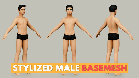 Stylized Male Basemesh