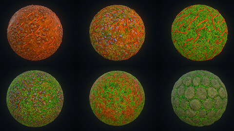 Stylized Forest Landscape Material Pack