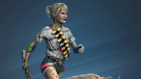 Harley Quinn 3D print model