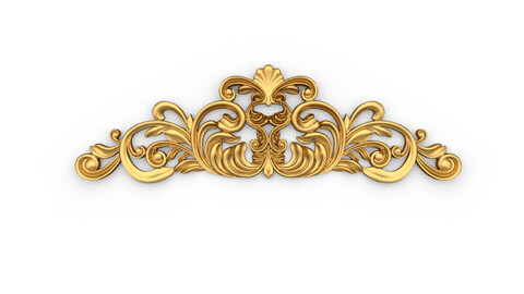 Classic decor ornament 01 3D print model