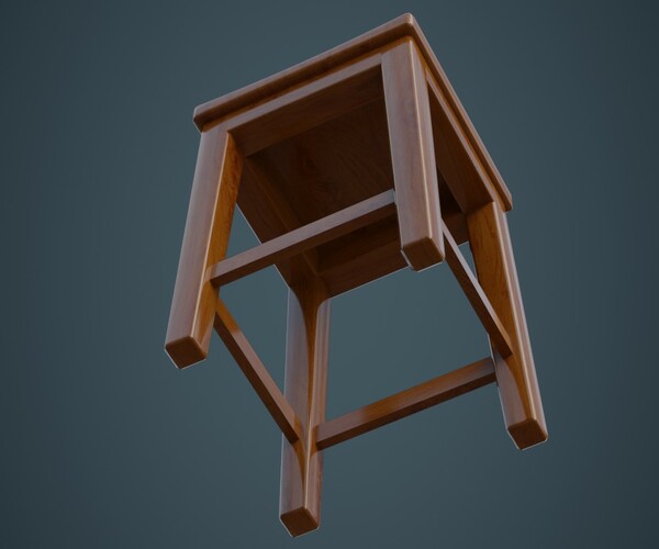 ArtStation - Stool 1A | Game Assets
