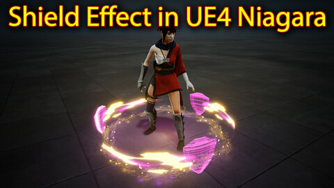Shield Effect in UE4.26 Niagara