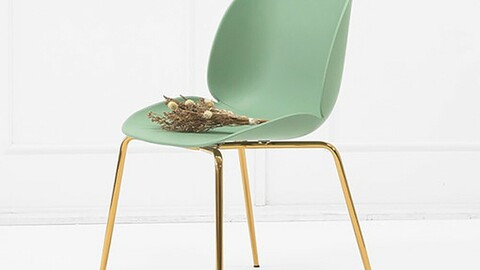 Pick Beetle Gold Chair 7colors