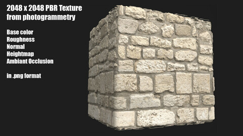 PBR Texture - StoneWallA001 (Photogrammetry)