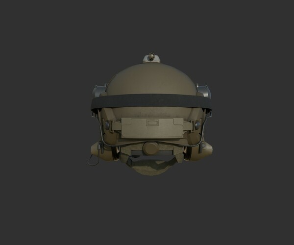 ArtStation - Ops-Core Fast XP TAN with Comtac and Goggles Low Poly 3D ...