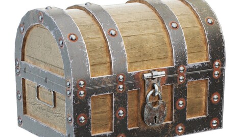 Ancient wooden chest