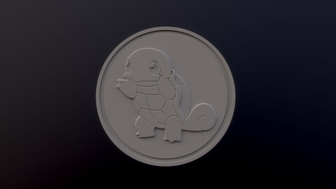 Squirtle 3D printable model - Pokémon collectibles