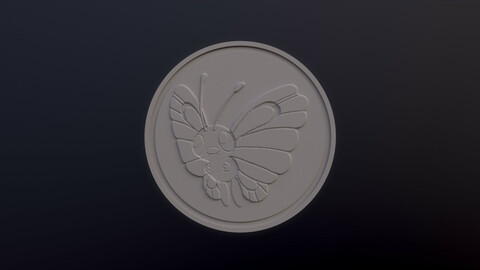 Butterfree 3D printable model - Pokémon collectibles