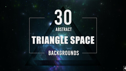 30 Abstract Triangle Space Backgrounds