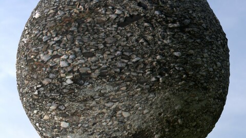 Gravel Grass 5 PBR Material