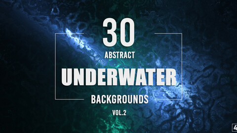 30 Abstract Underwater Backgrounds - Vol. 2