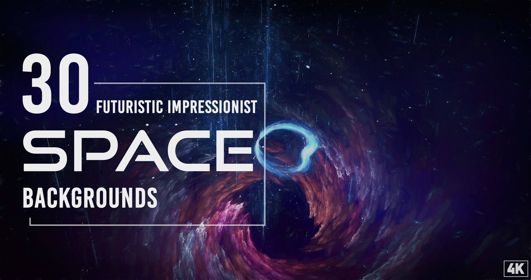 ArtStation - 30 Futuristic Impressionist Space Backgrounds - Vol. 1 ...