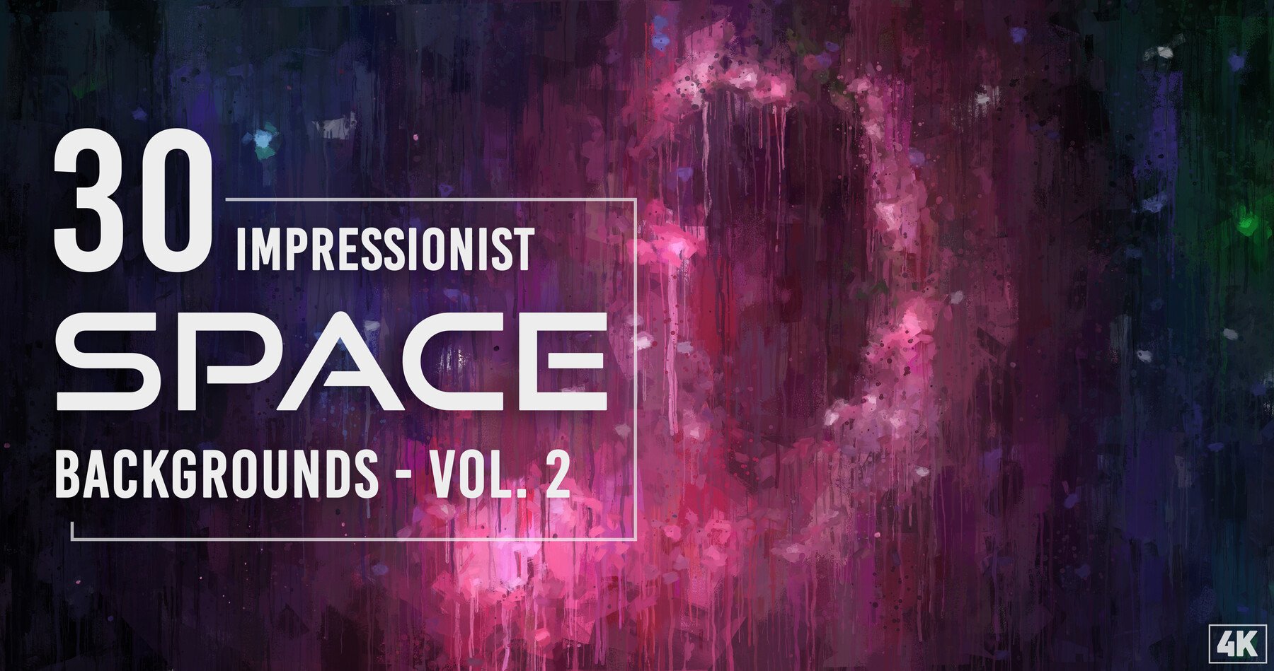 ArtStation - 30 Impressionist Space Backgrounds - Vol. 2 | Artworks