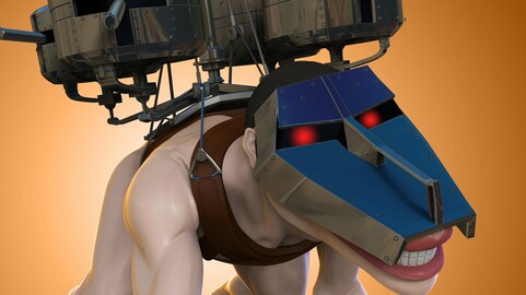 Pieck Finger - Cart Titan - Shingeki no Kyojin - 3D Print