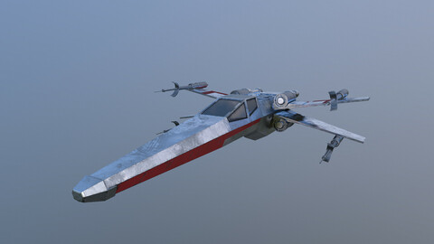 Star Wars X-Wing 3D Model