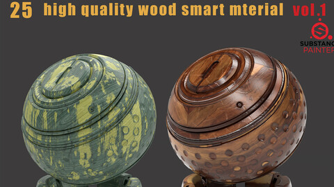25 high quality wood smart material bundle