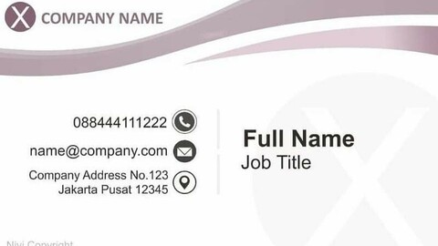 Vector Design Name Card
