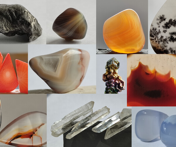 ArtStation Minerals Bundle. 3925+ Reference Photo Pictures Resources