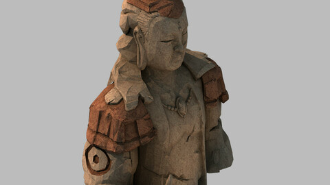 Stone Statue Group - Buddha Image 02